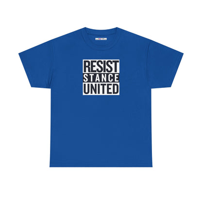 RESIST STANCE UNITED Unisex Heavy Cotton Tee