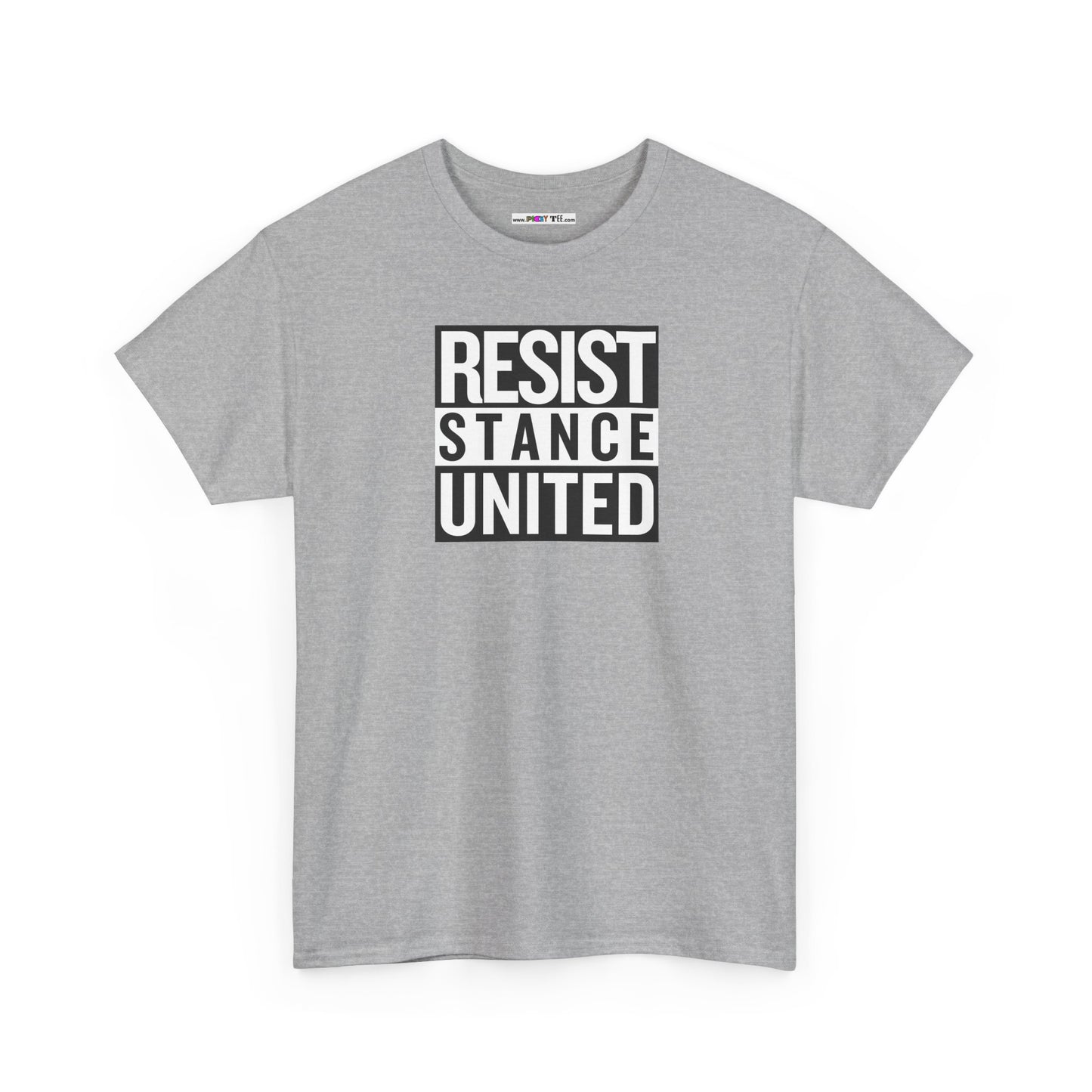 RESIST STANCE UNITED Unisex Heavy Cotton Tee