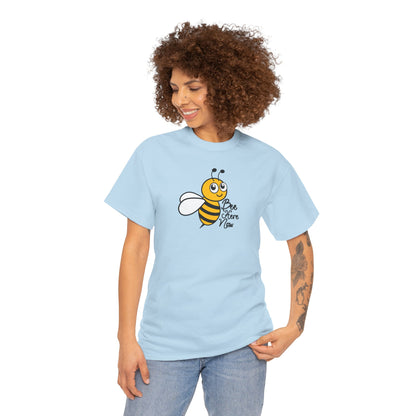 Bee Here Now Unisex Heavy Cotton Tee