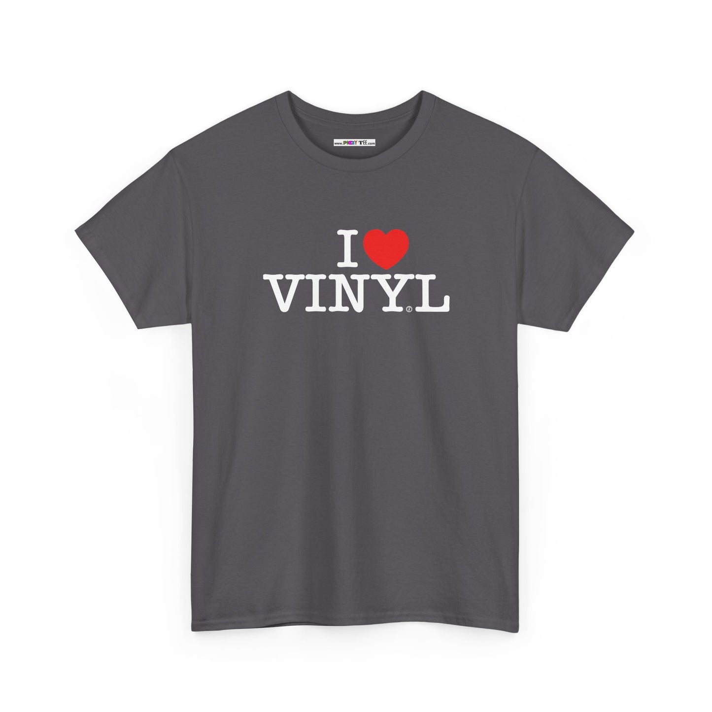I ❤️ VINYL Unisex Heavy Cotton Tee