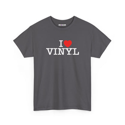 I ❤️ VINYL Unisex Heavy Cotton Tee