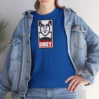 OBEY OR NOT OBEY? Unisex Heavy Cotton Tee