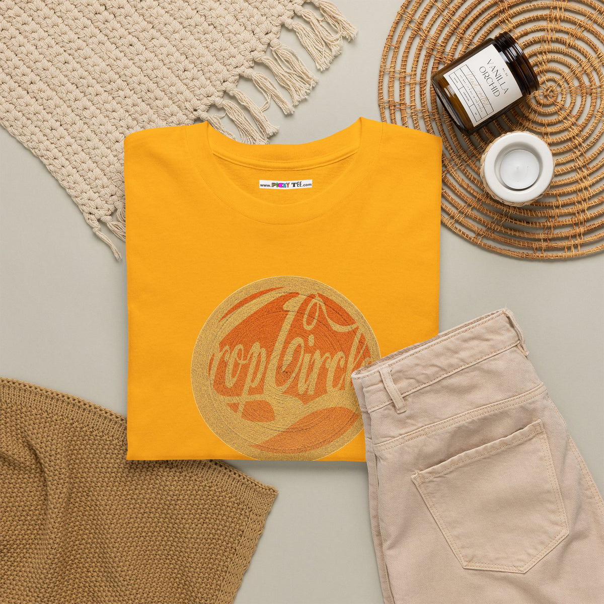 CropCircle Unisex Heavy Cotton Tee