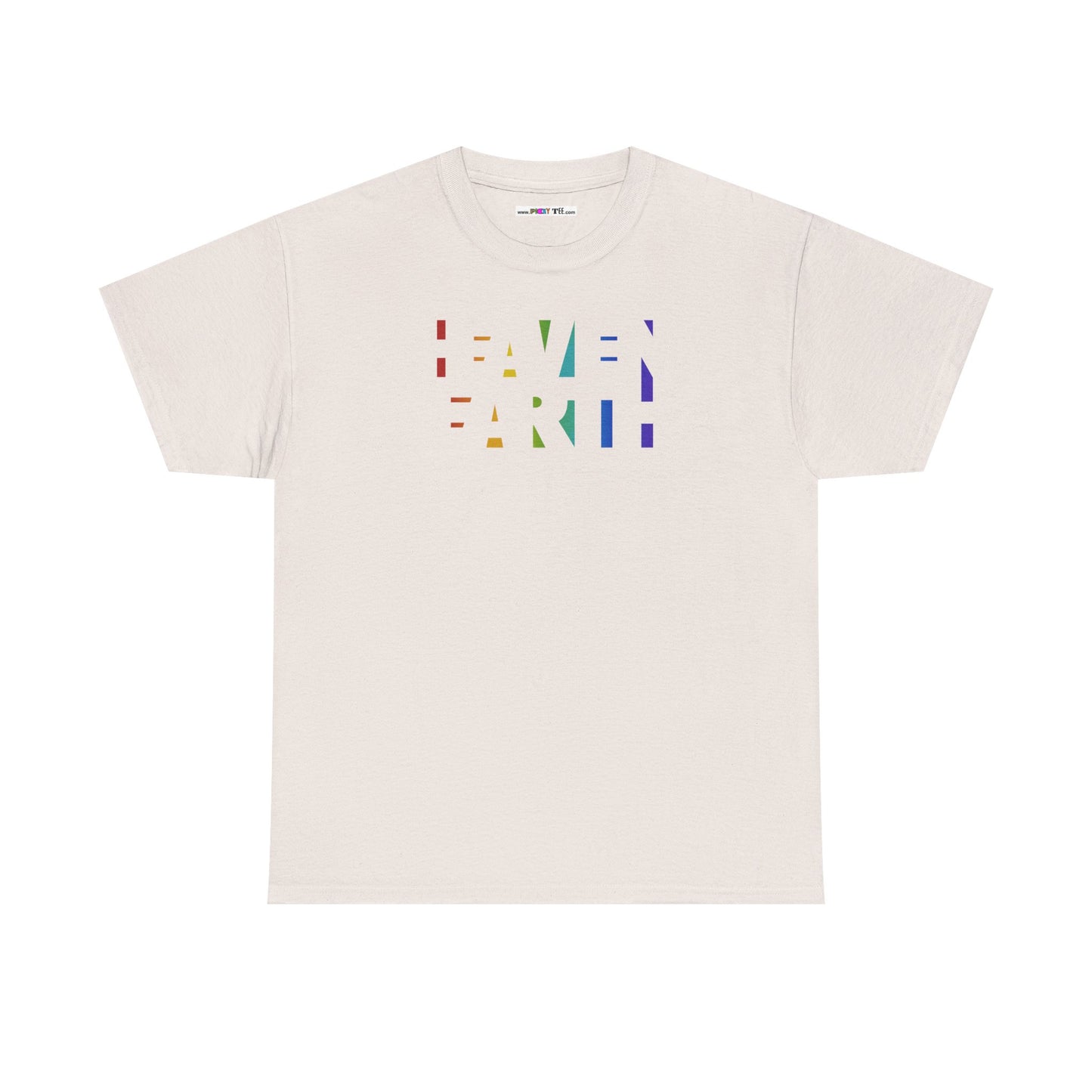 HEAVEN ON EARTH Unisex Heavy Cotton Tee — here now.