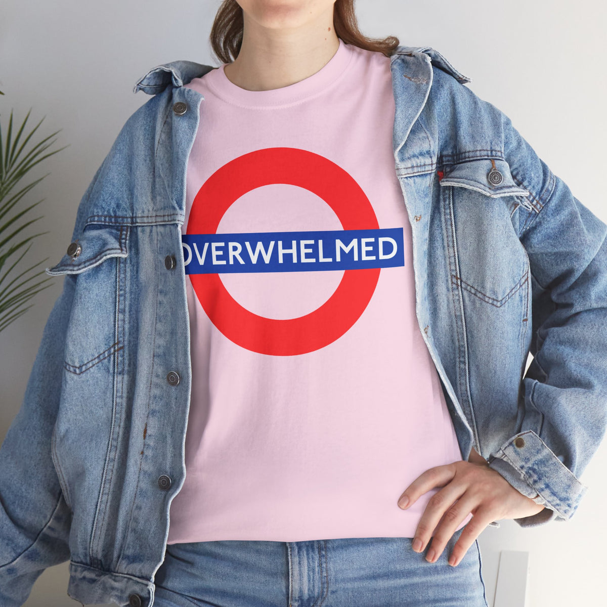OVERWHELMED Unisex Heavy Cotton Tee