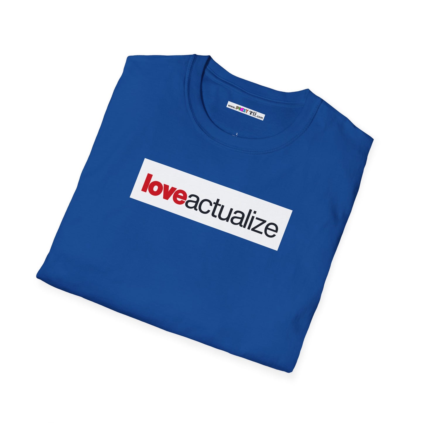 loveactualize Unisex Softstyle 100% Cotton T-Shirt