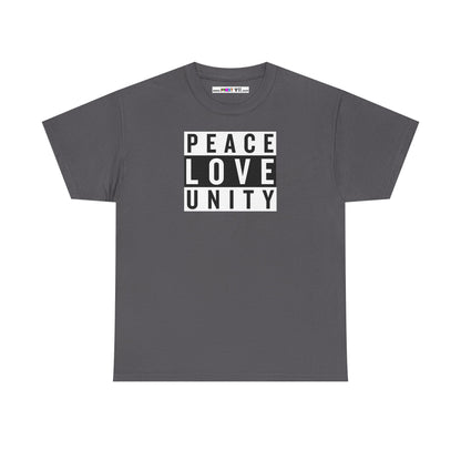 PEACELOVEUNITY Unisex Heavy Cotton Tee