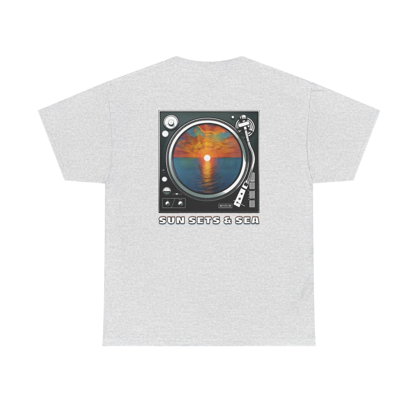 SUN SETS & SEA Unisex Heavy Cotton Tee
