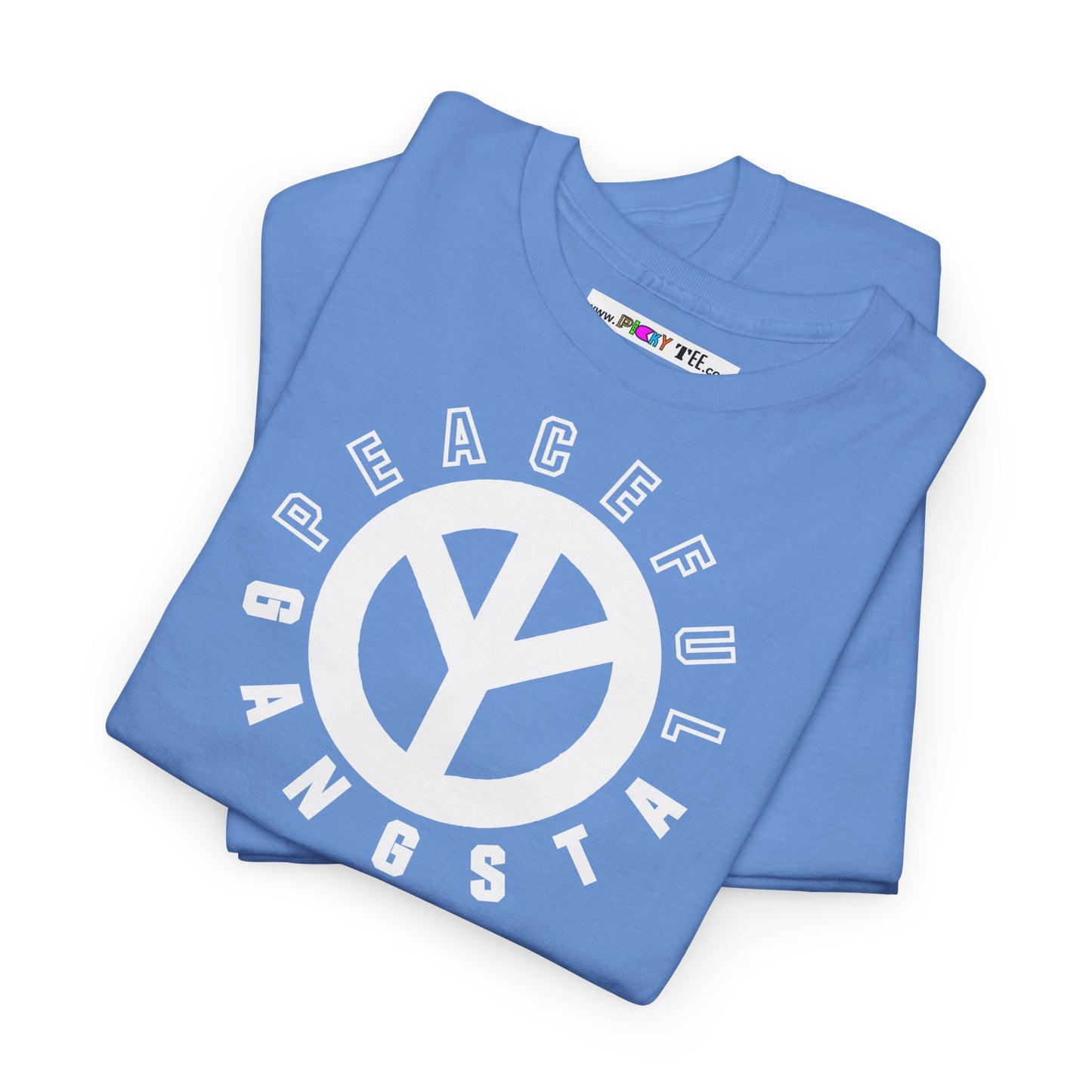 PEACEFUL GANGSTA Unisex Heavy Cotton Tee
