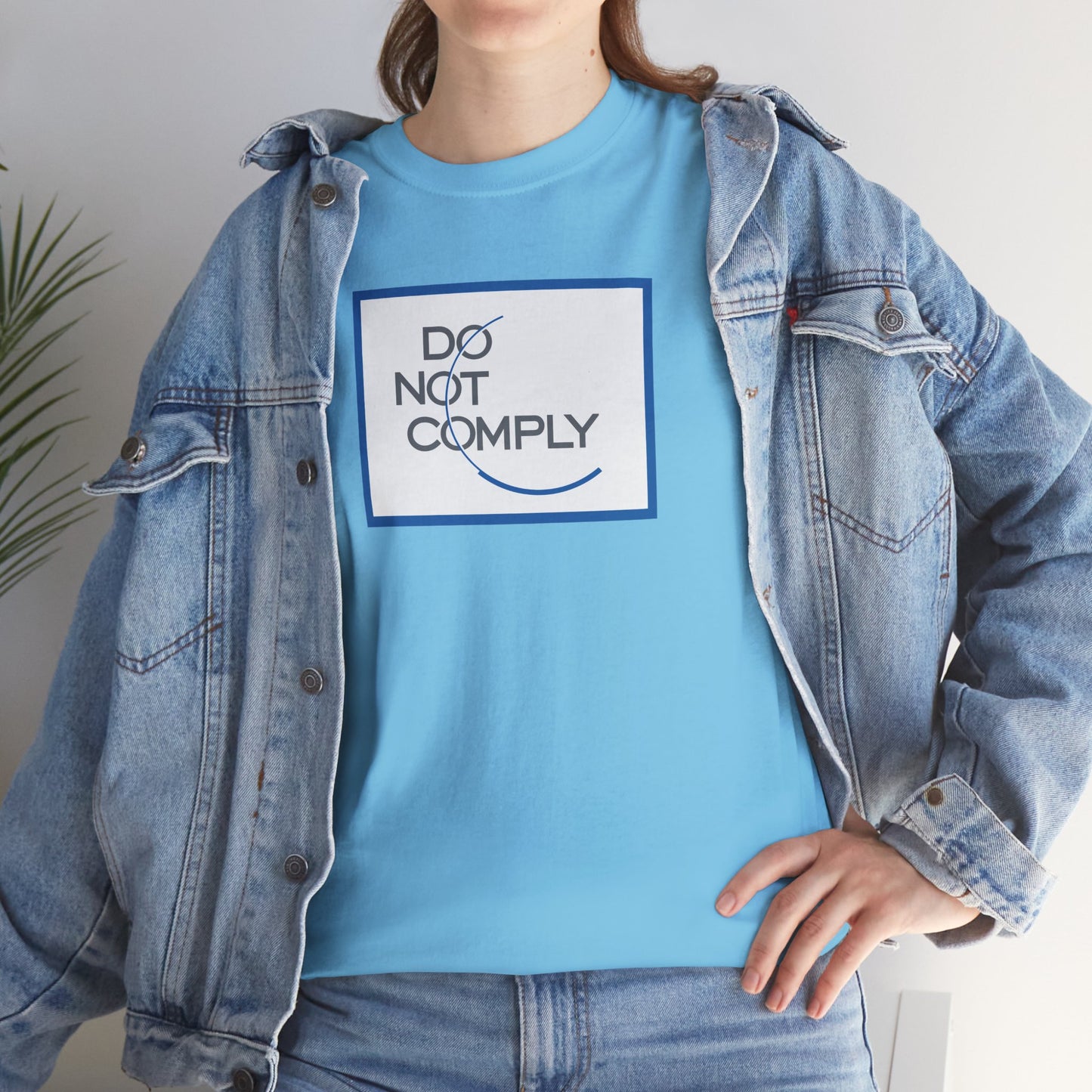 DO NOT COMPLY Unisex Heavy Cotton Tee