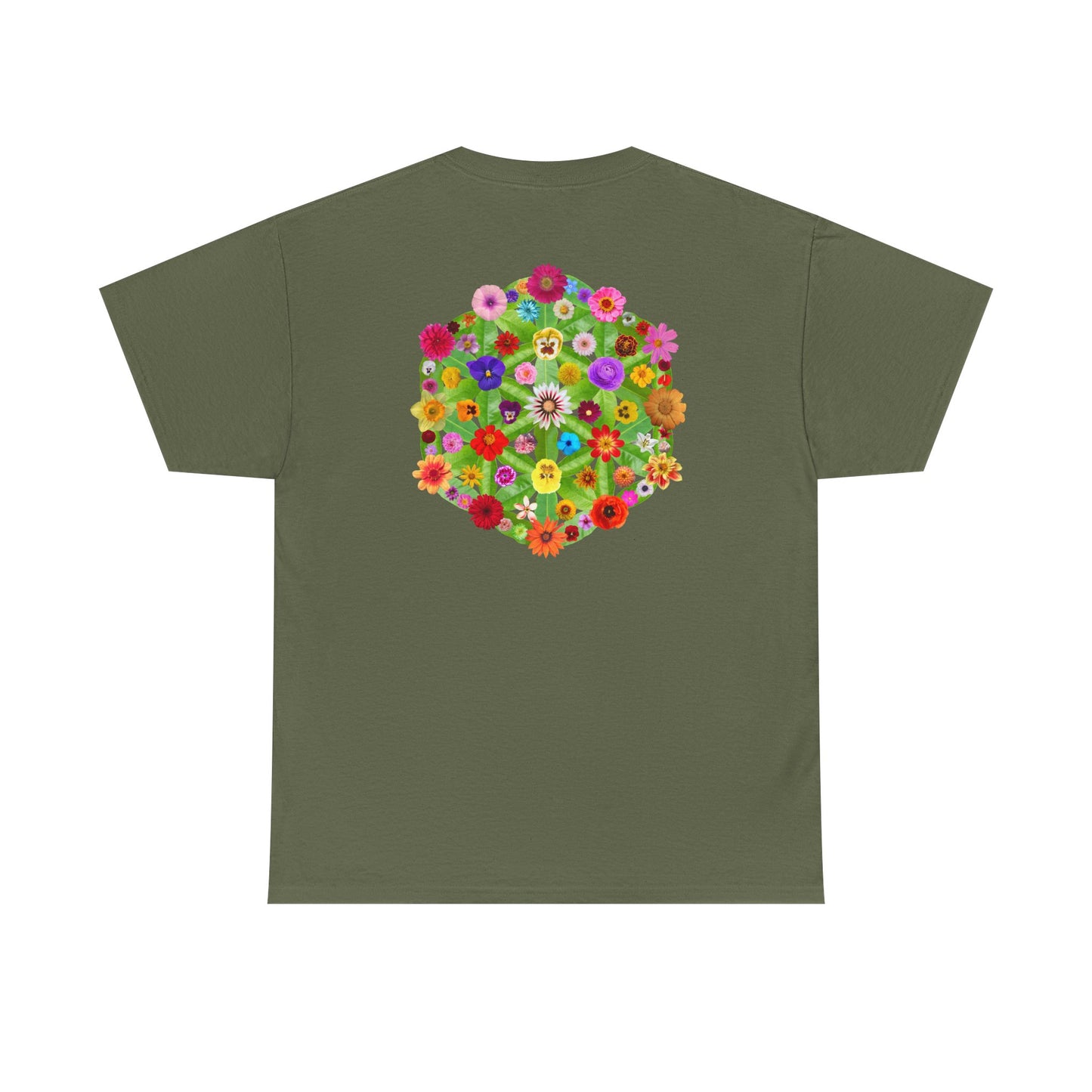 Flowers of Life Unisex Heavy Cotton Tee