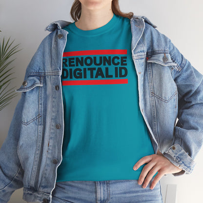 RENOUNCE DIGITAL ID Unisex Heavy Cotton Tee