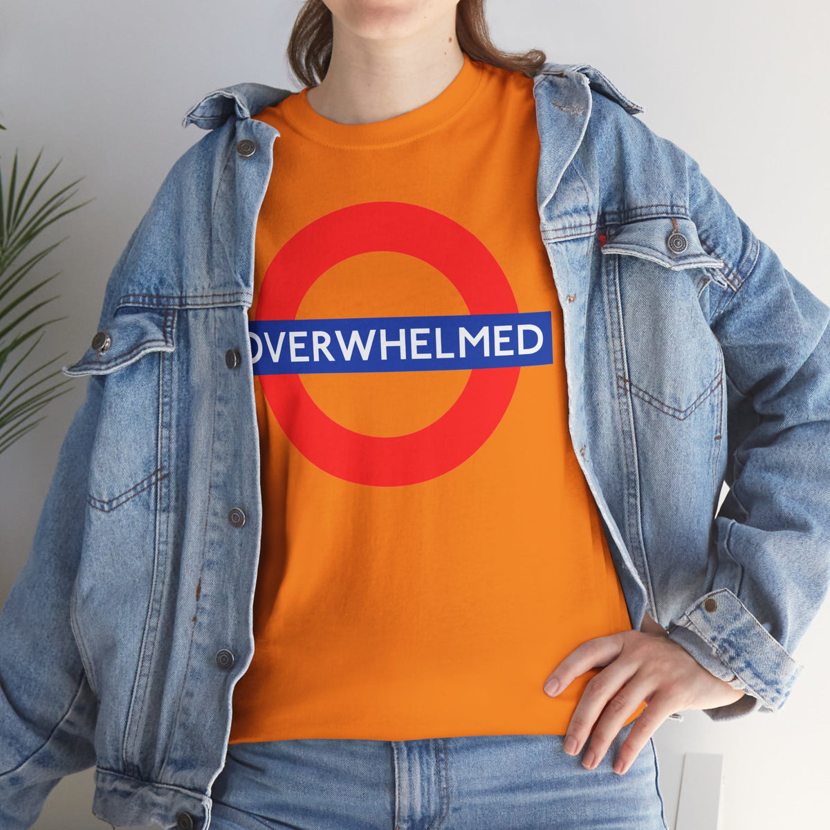 OVERWHELMED Unisex Heavy Cotton Tee