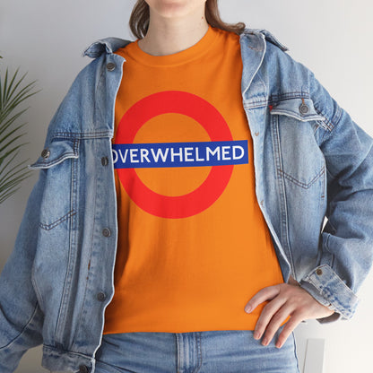 OVERWHELMED Unisex Heavy Cotton Tee