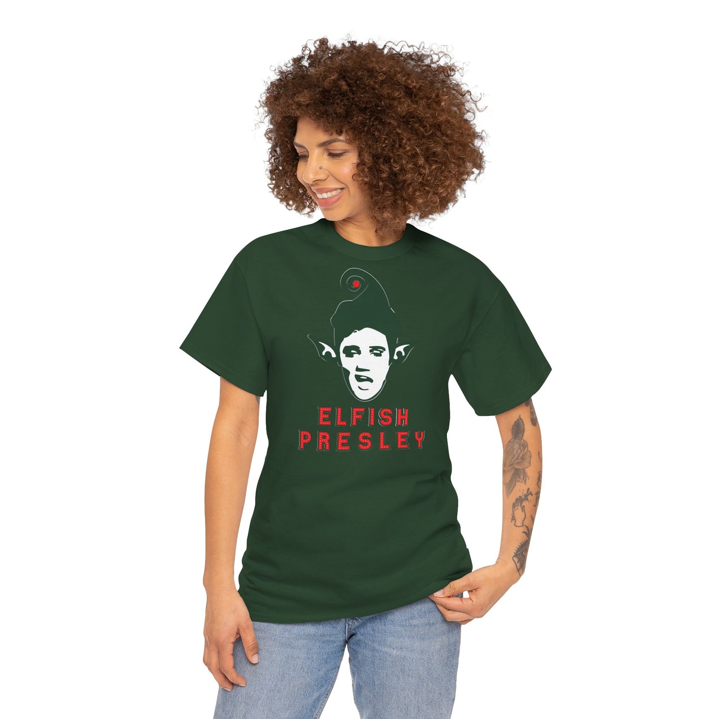 ELFISH PRESLEY Unisex Heavy Cotton Tee