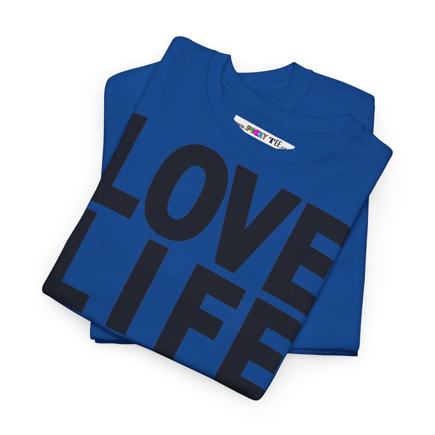 LOVE LIFE LIVE LOVE Unisex Heavy Cotton Tee