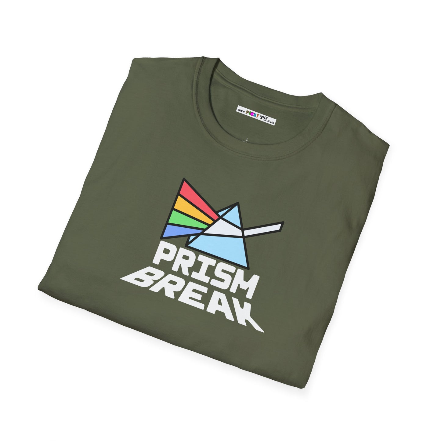 PRISM BREAK Unisex Softstyle 100% Cotton T-Shirt