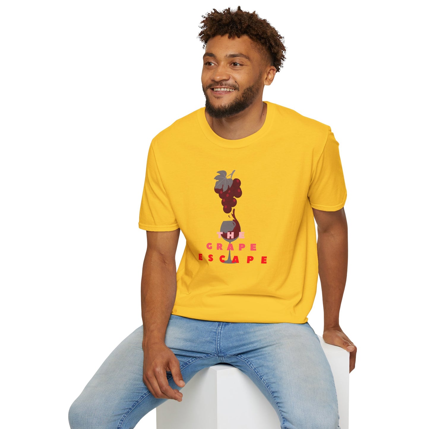 THE GRAPE ESCAPE Unisex Softstyle 100% Cotton T-Shirt