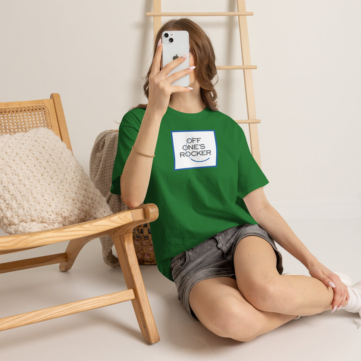 OFF ONE'S ROCKER Unisex Heavy Cotton Tee