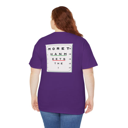 MORE THAN MEETS THE I TEST Unisex Heavy Cotton Tee