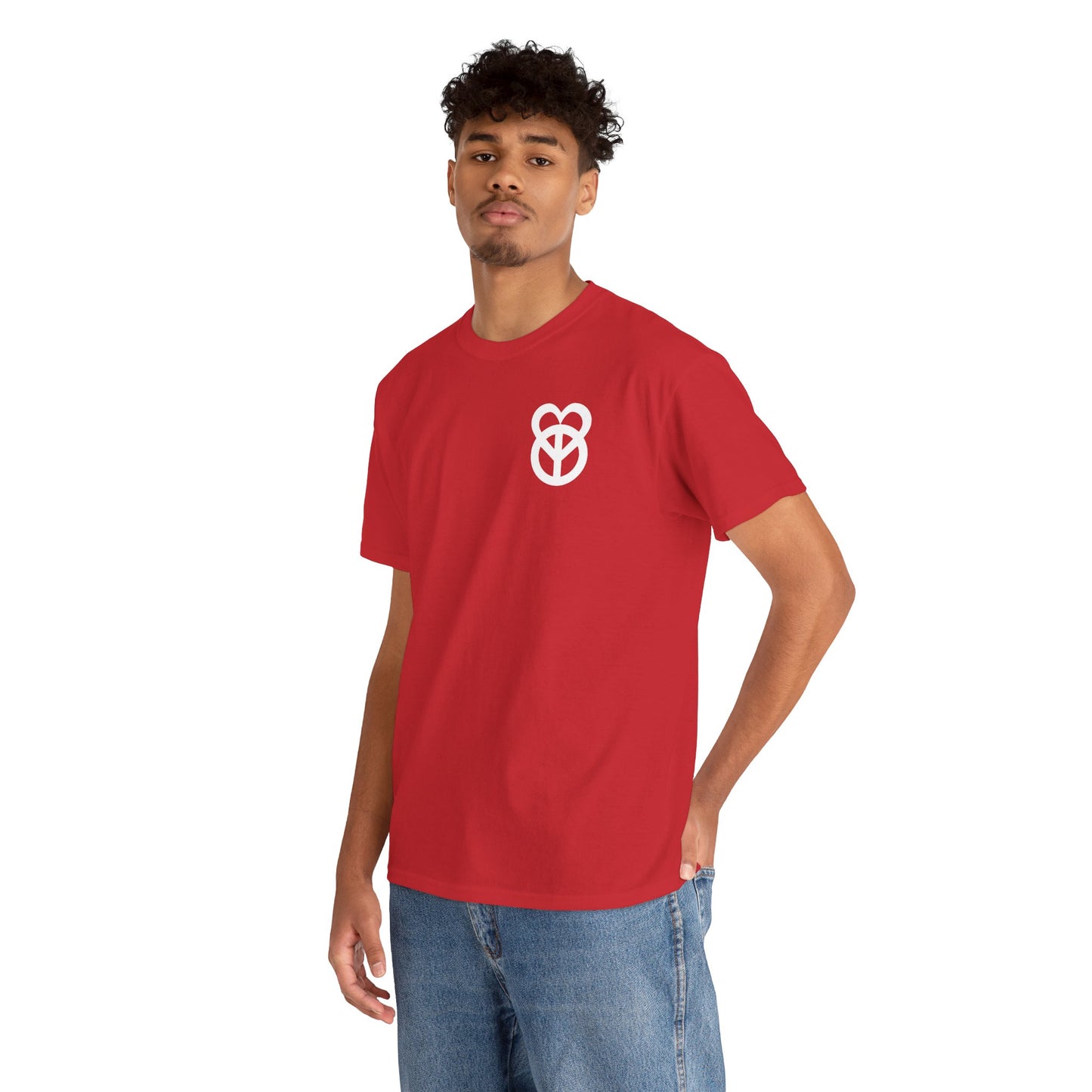 KEEP PEACE AND LOVE ON Unisex Heavy Cotton Tee