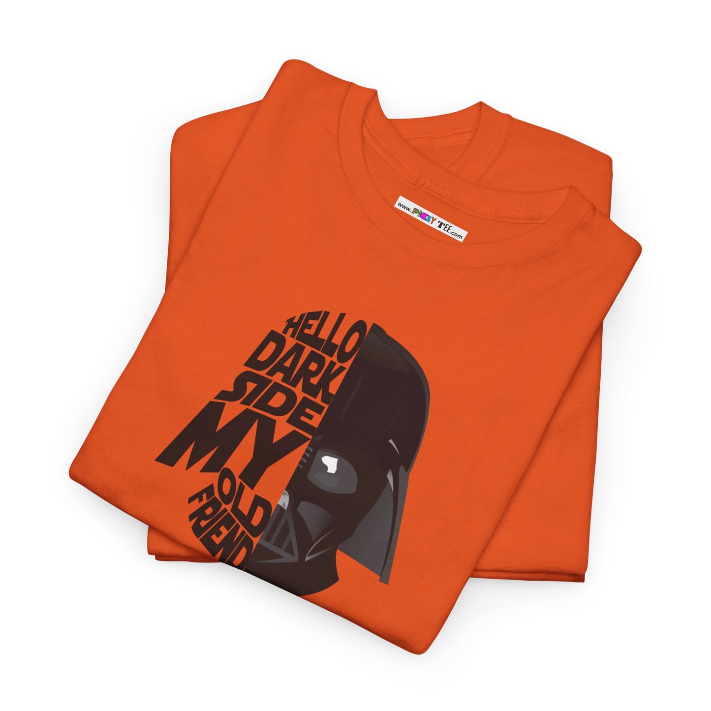 HELLO DARKSIDE MY OLD FRIEND Unisex Heavy Cotton Tee