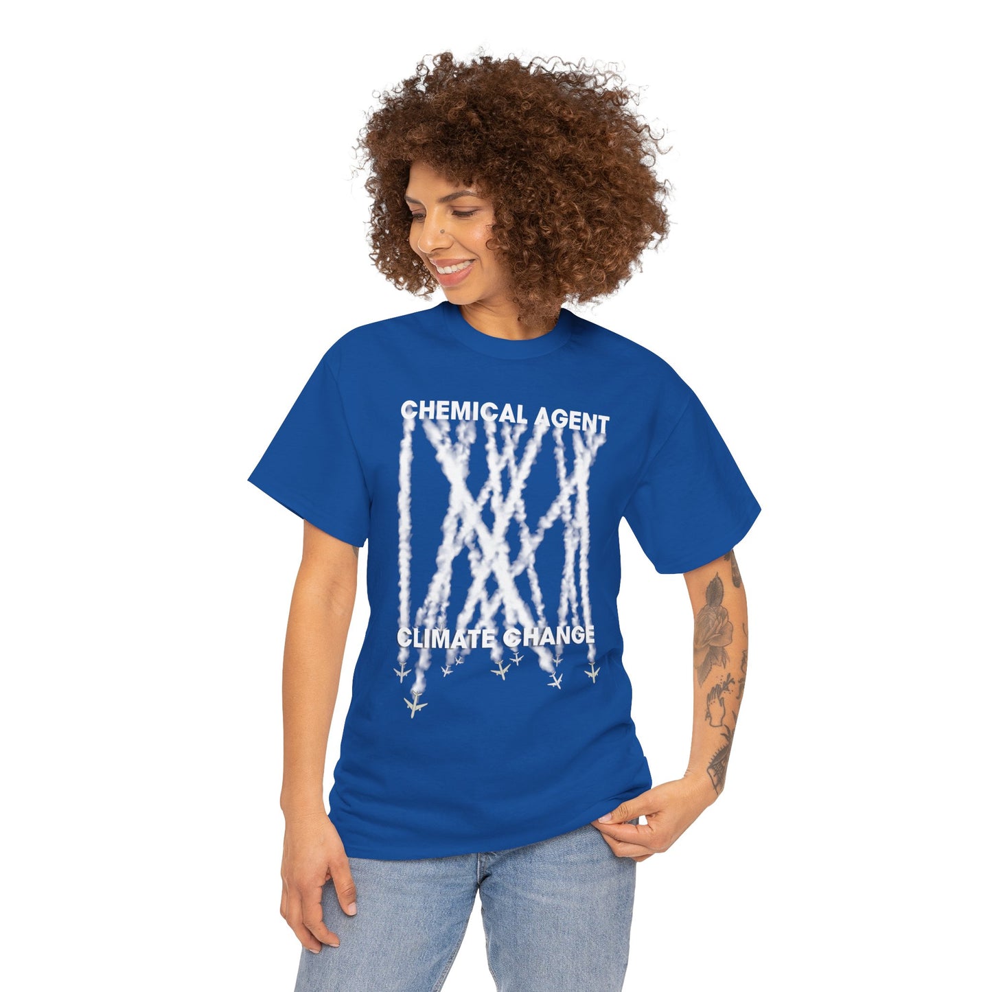 CHEMICAL AGENT/CLIMATE CHANGE Unisex Heavy Cotton Tee