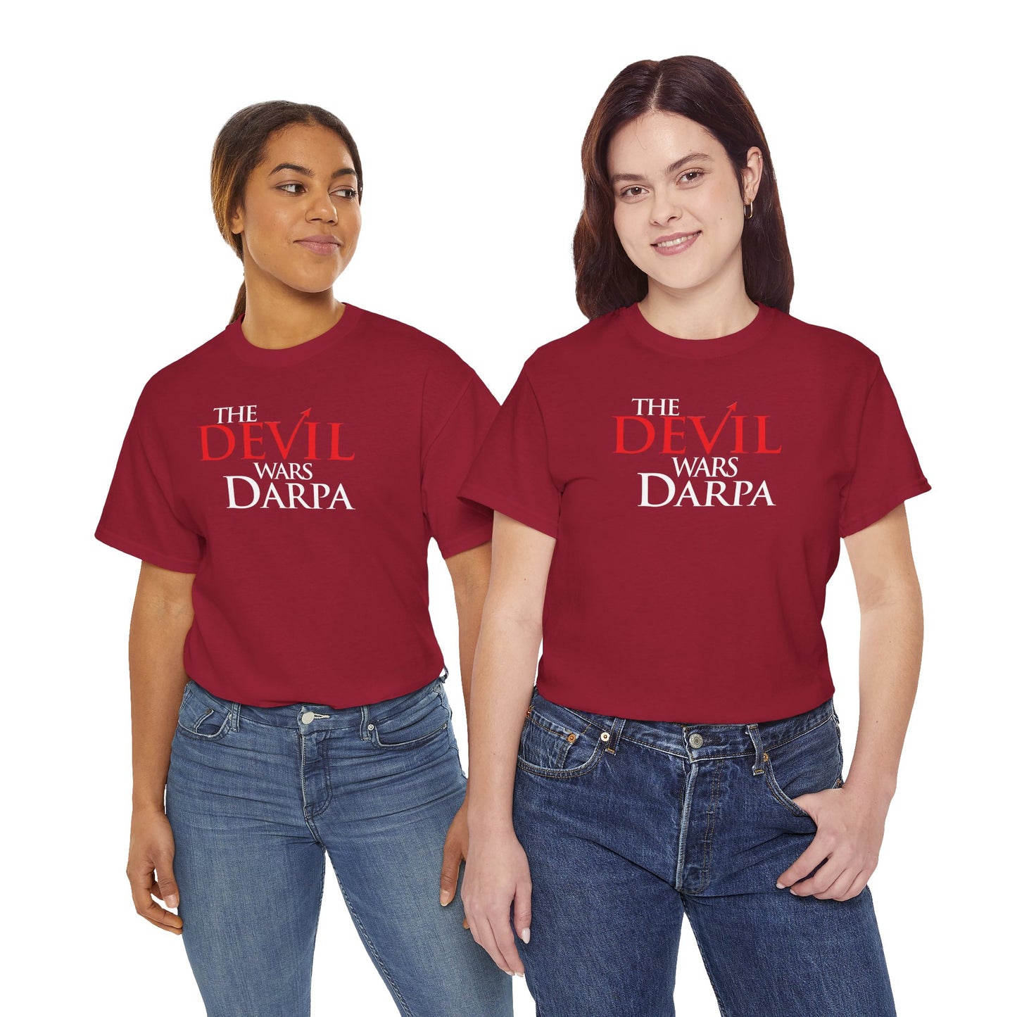 THE DEVIL WARS DARPA Unisex Heavy Cotton Tee