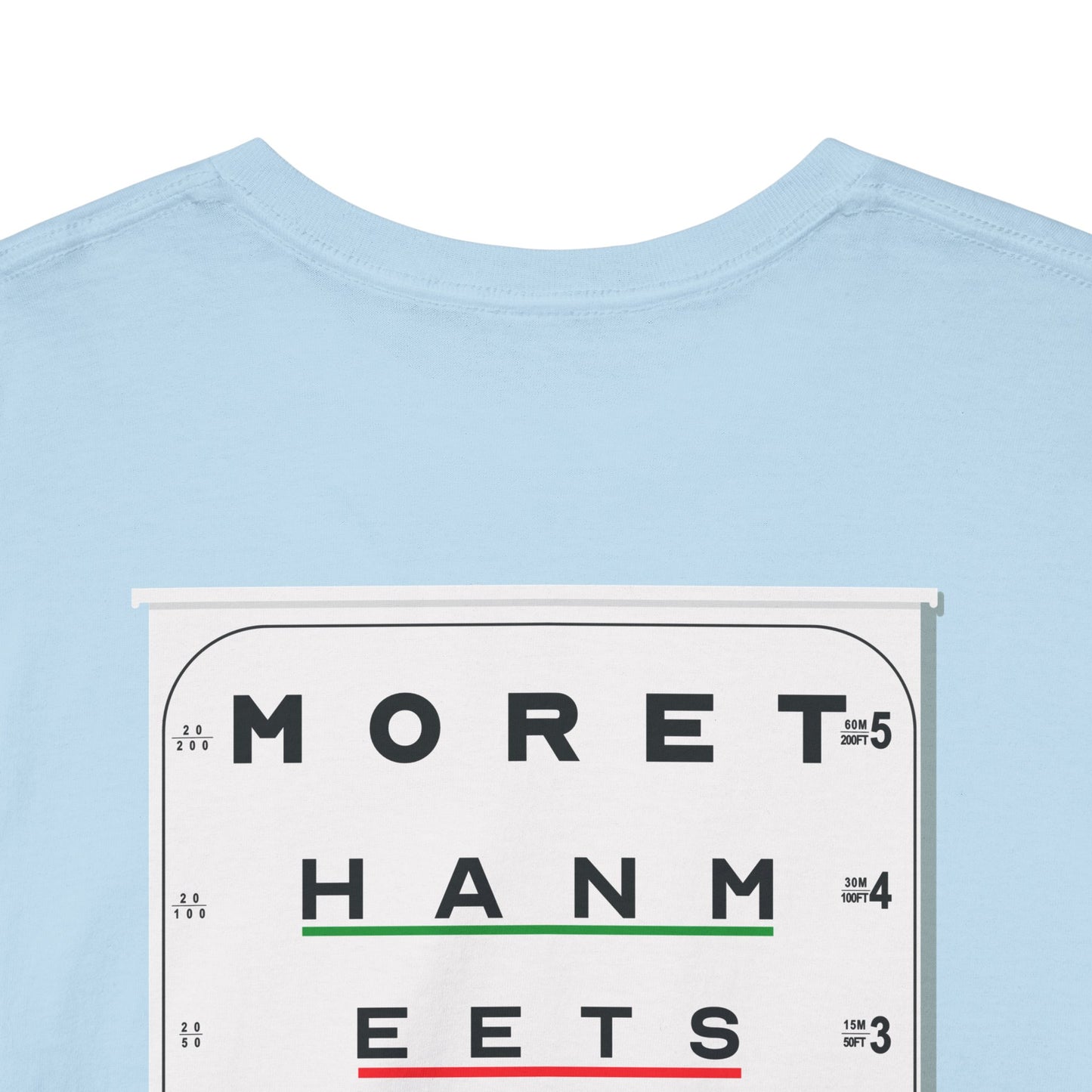 MORE THAN MEETS THE I TEST Unisex Heavy Cotton Tee