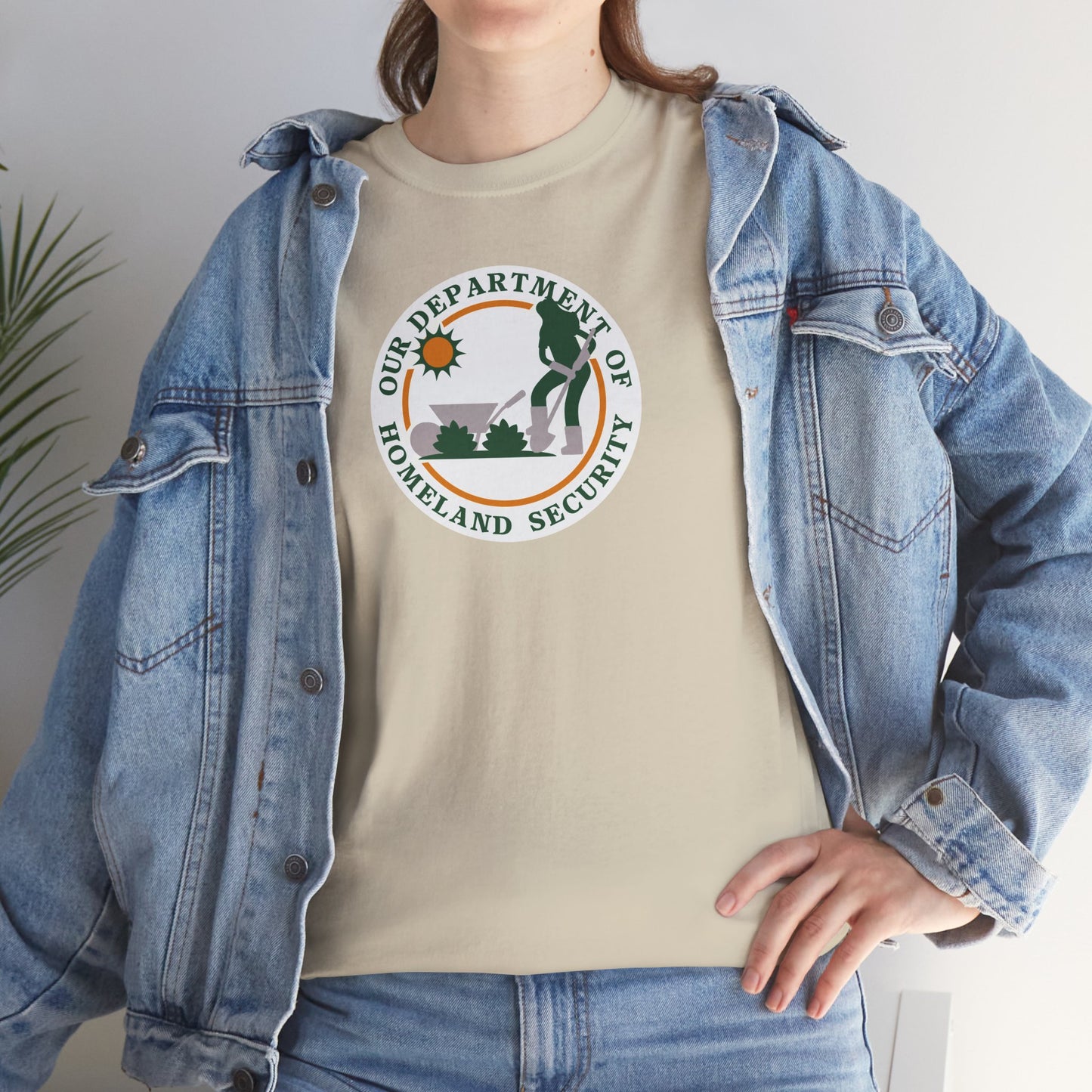 HOMELAND SECURITY (OUR DEPARTMENT OF) Unisex Heavy Cotton Tee