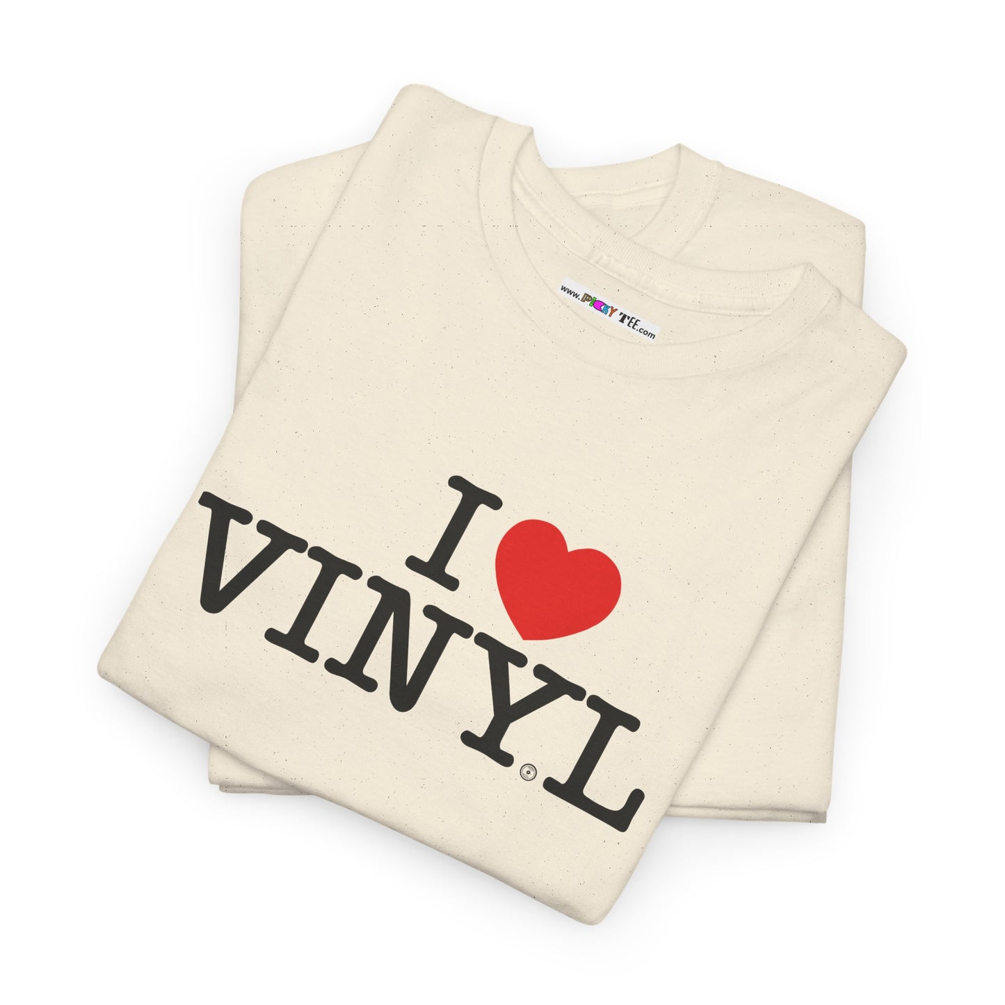 I ❤️ VINYL Unisex Heavy Cotton Tee
