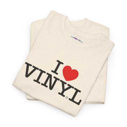 I ❤️ VINYL Unisex Heavy Cotton Tee