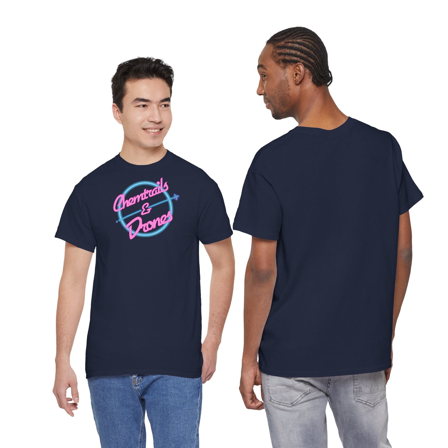Chemtrails & Drones Unisex Heavy Cotton Tee