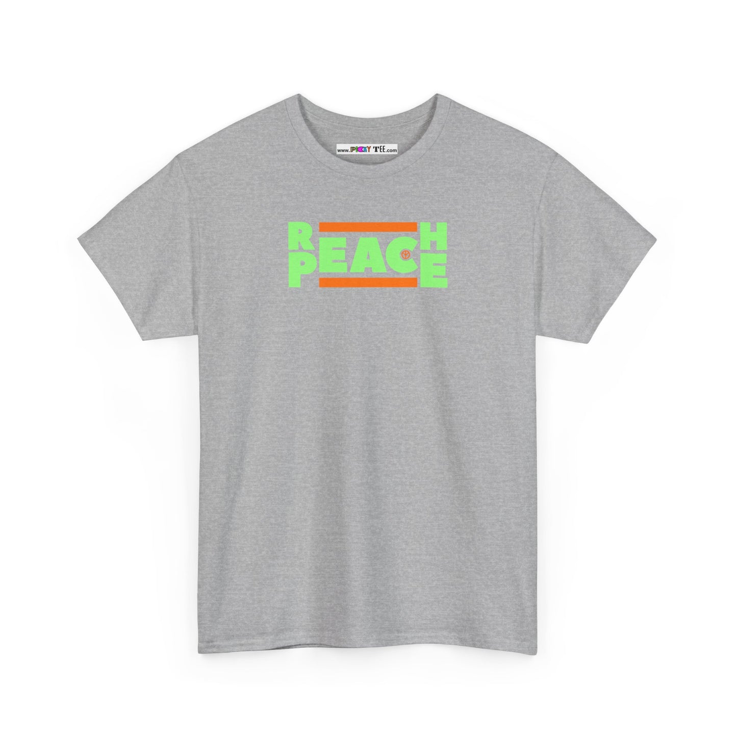REACH PEACE Unisex Heavy Cotton Tee