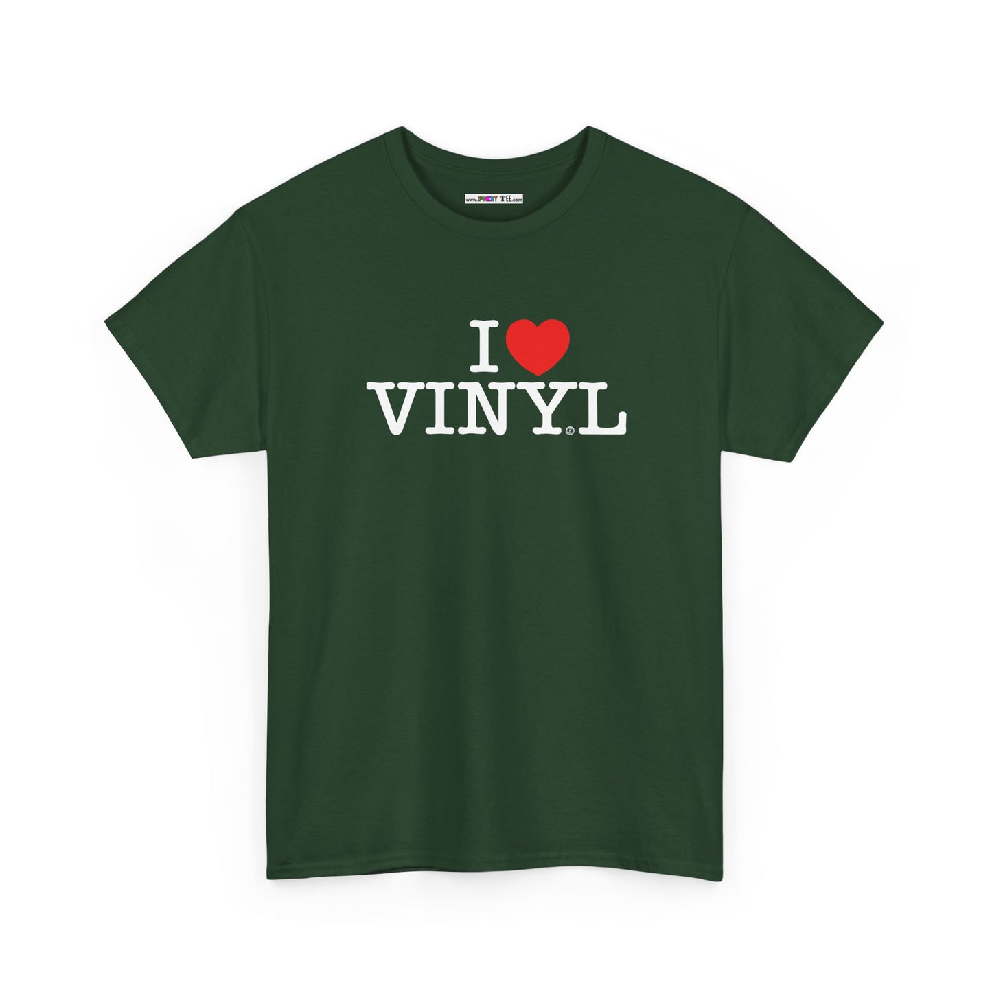 I ❤️ VINYL Unisex Heavy Cotton Tee