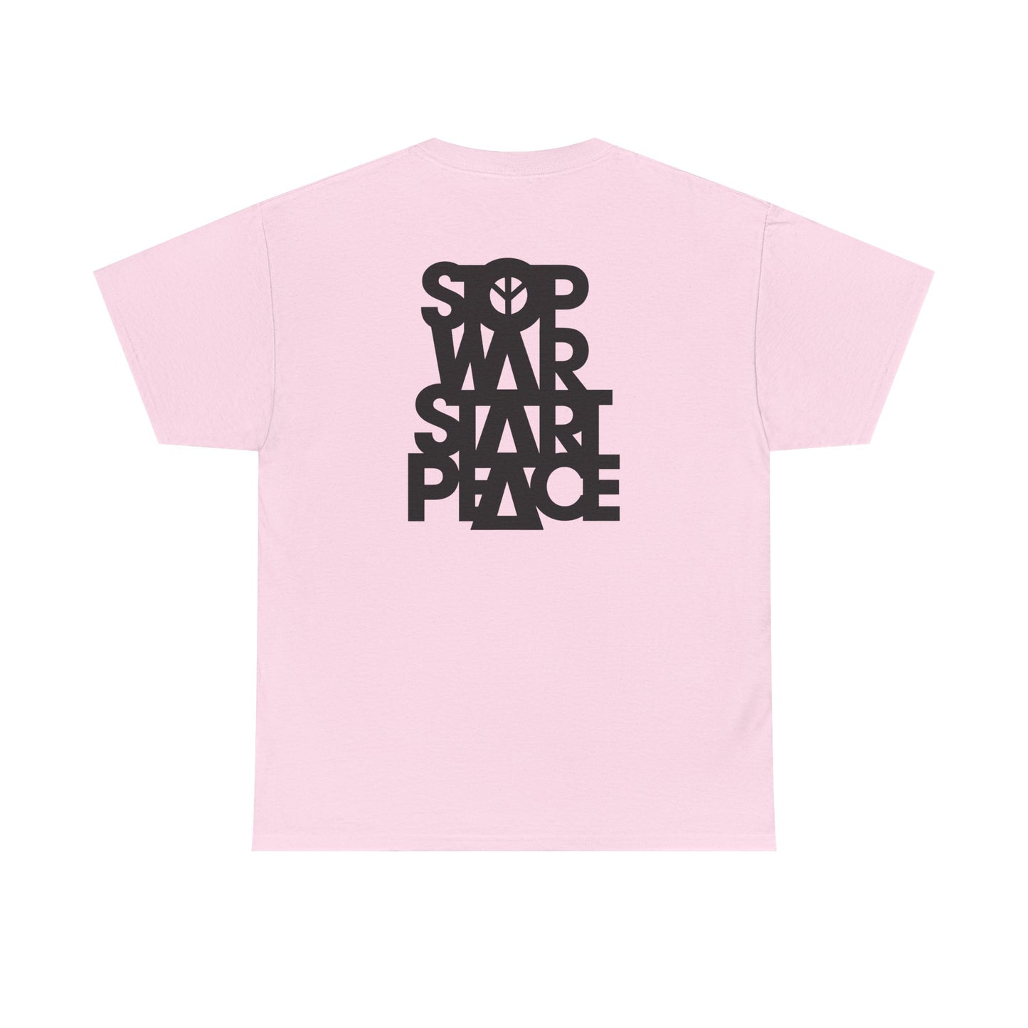 STOP WAR START PEACE Unisex Heavy Cotton Tee