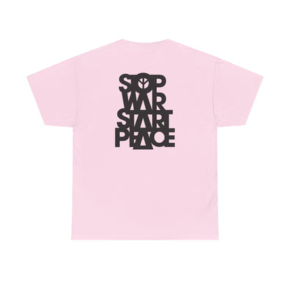 STOP WAR START PEACE Unisex Heavy Cotton Tee