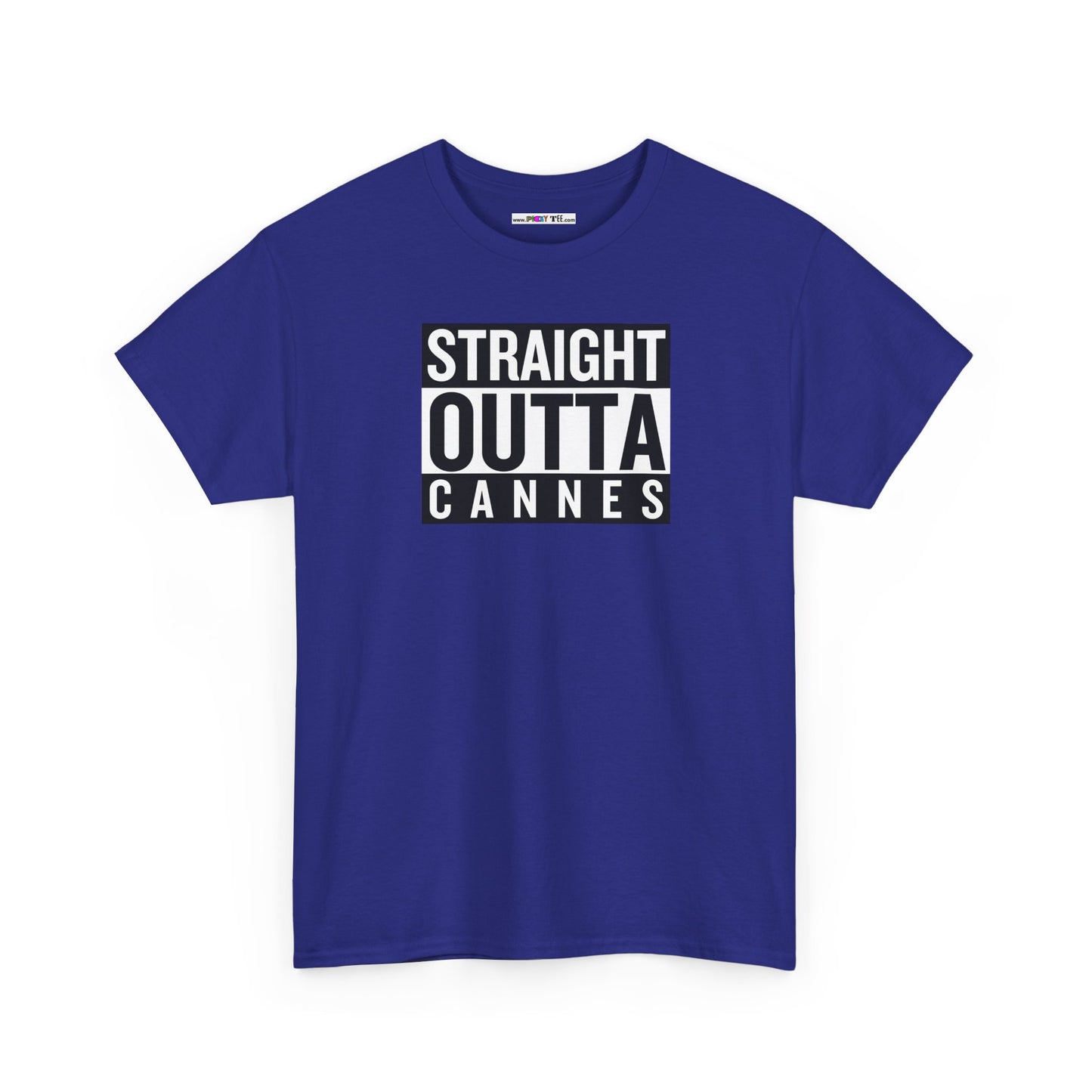 STRAIGHT OUTTA CANNES Unisex Heavy Cotton Tee