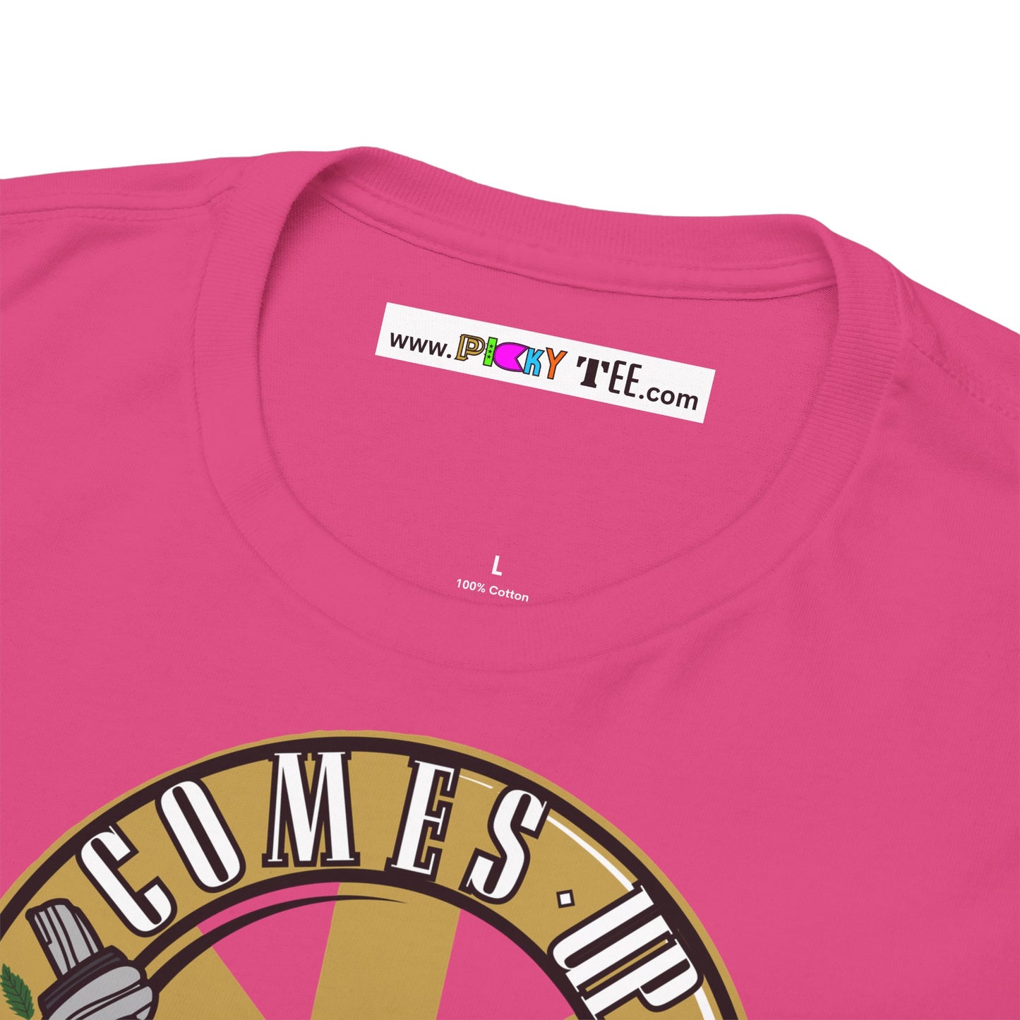 COMES UP ROSES Unisex Heavy Cotton Tee