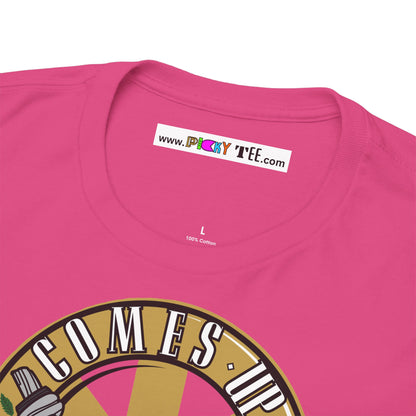 COMES UP ROSES Unisex Heavy Cotton Tee
