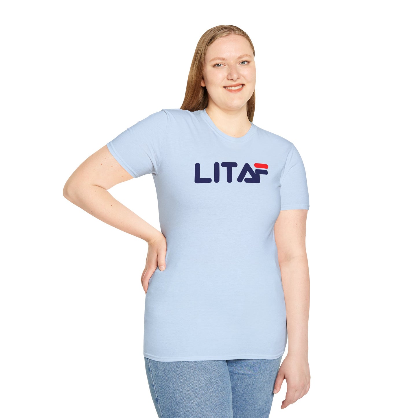 LIT AF Unisex Softstyle 100% Cotton T-Shirt