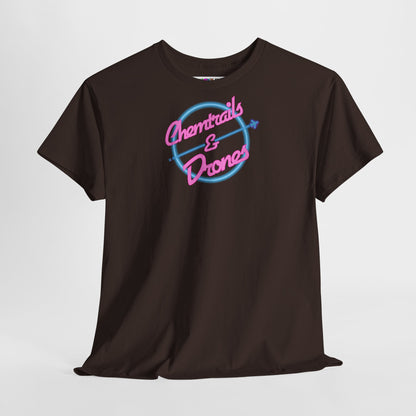 Chemtrails & Drones Unisex Heavy Cotton Tee