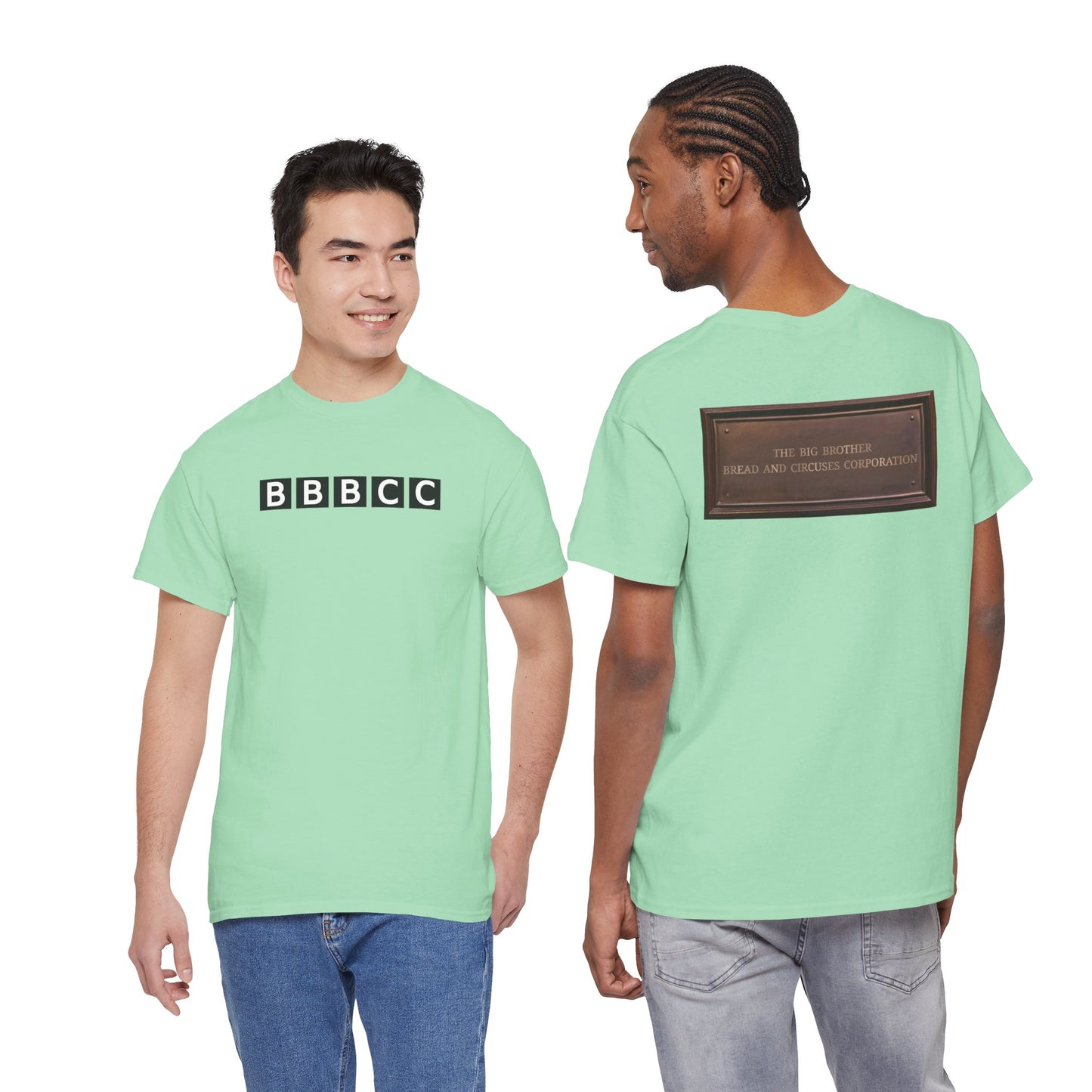BBBCC the big brother bread and circuses corporation Unisex Heavy Cotton Tee
