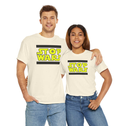 STOP WARS Unisex Heavy Cotton Tee