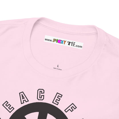 PEACEFUL GANGSTA Unisex Heavy Cotton Tee