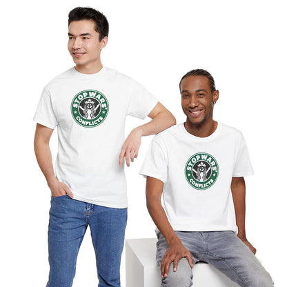 STOP WARS' CONFLICTS Unisex Heavy Cotton Tee
