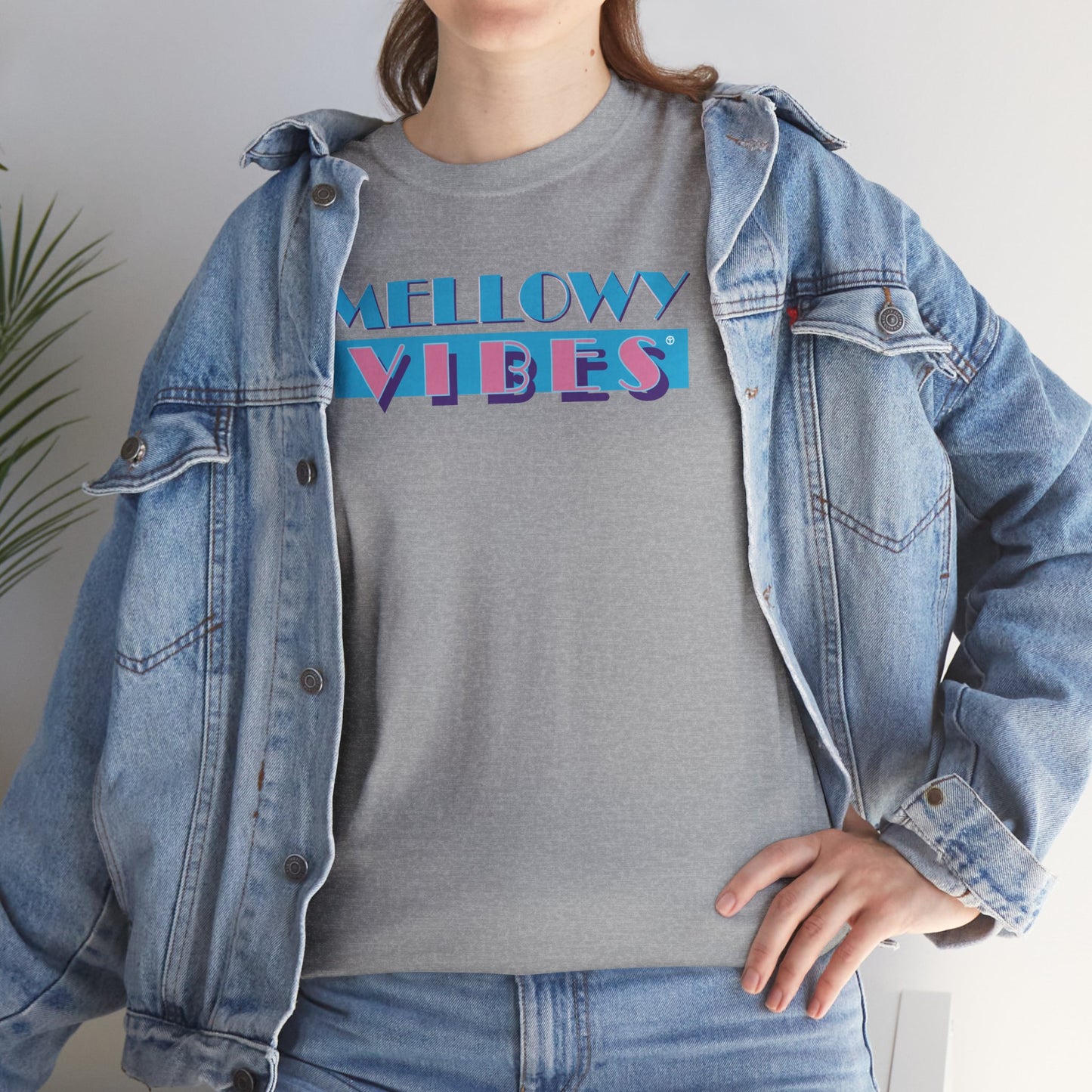 MELLOWY VIBES Unisex Heavy Cotton Tee