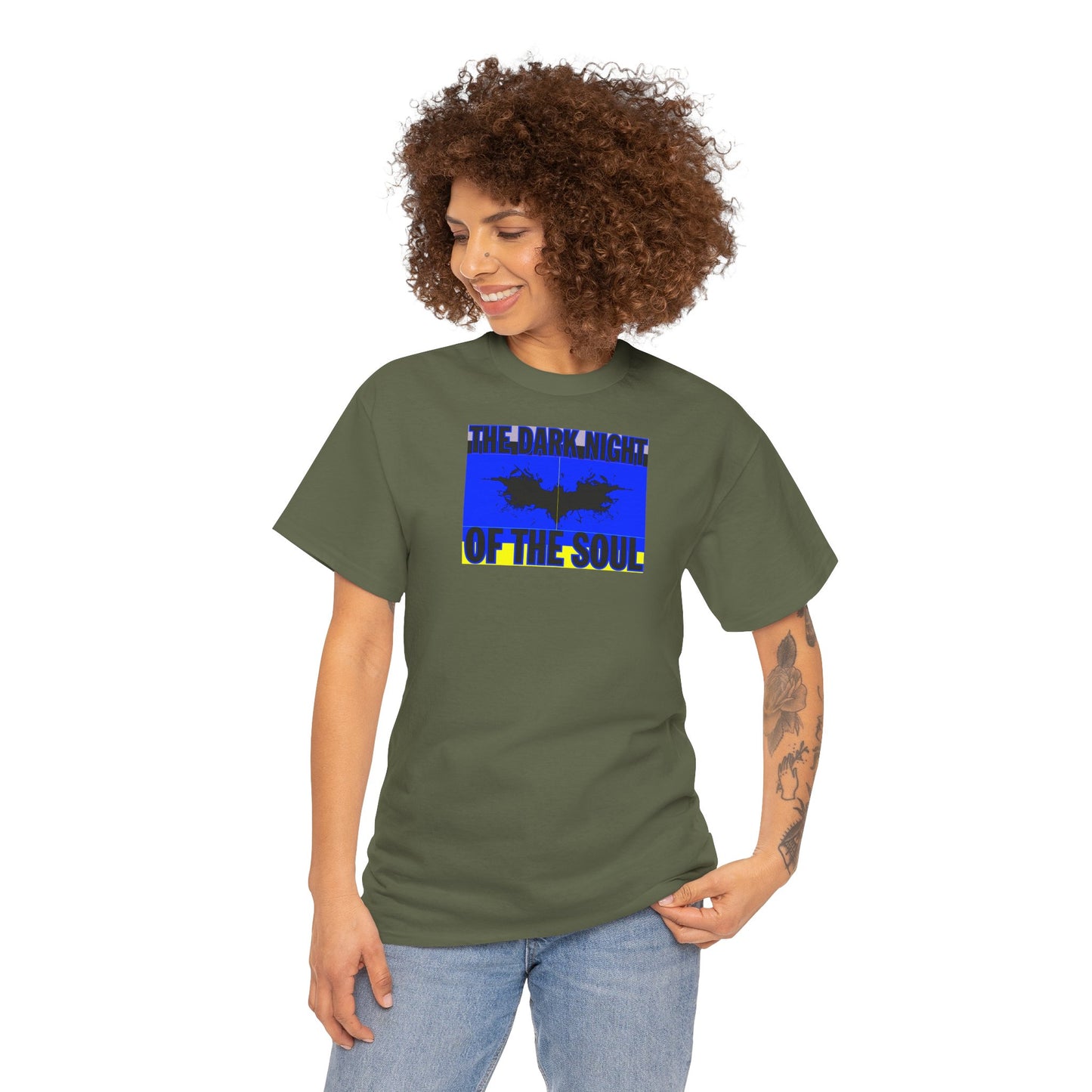 THE DARK NIGHT OF THE SOUL Unisex Heavy Cotton Tee