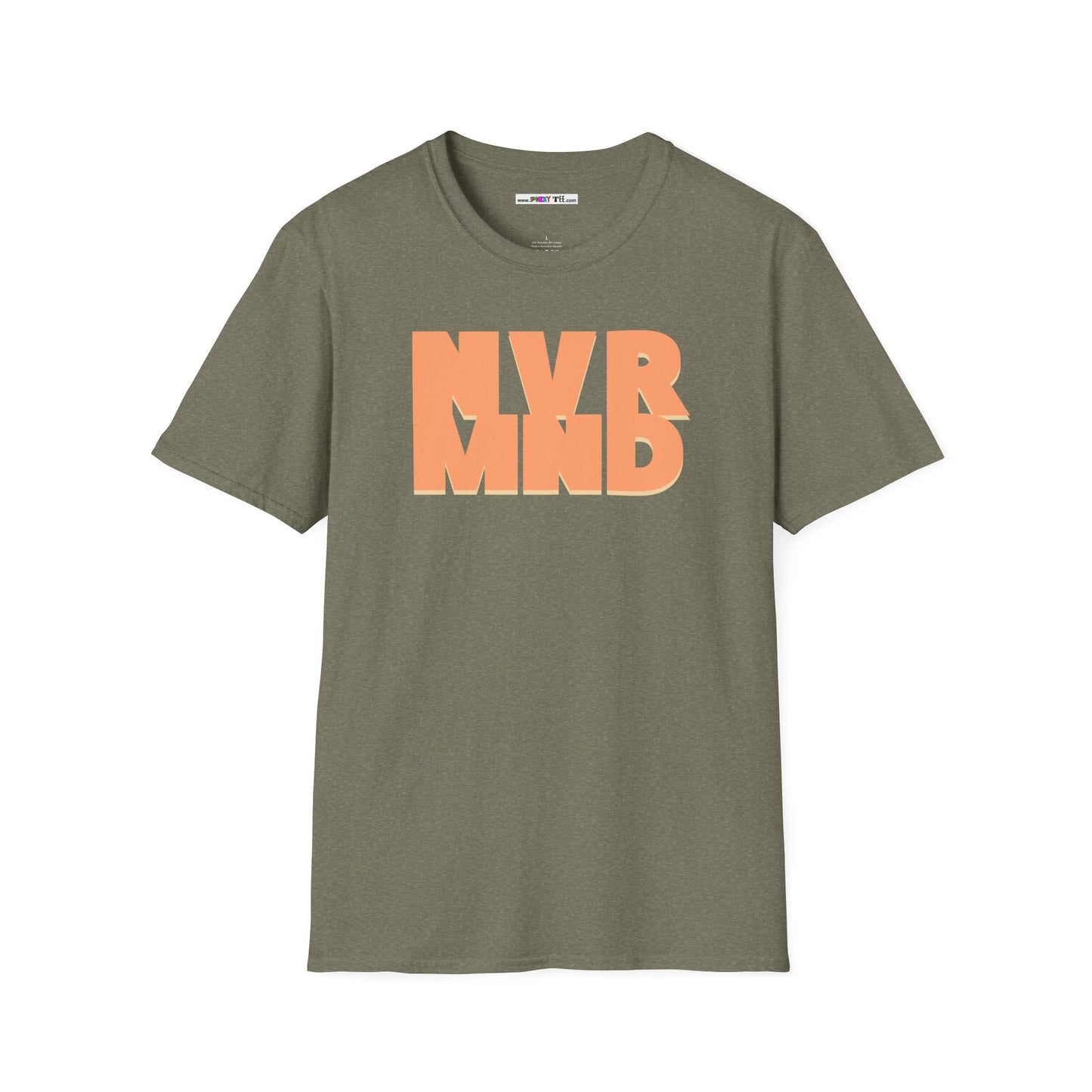 NVR MND Unisex Softstyle 100% Cotton T-Shirt