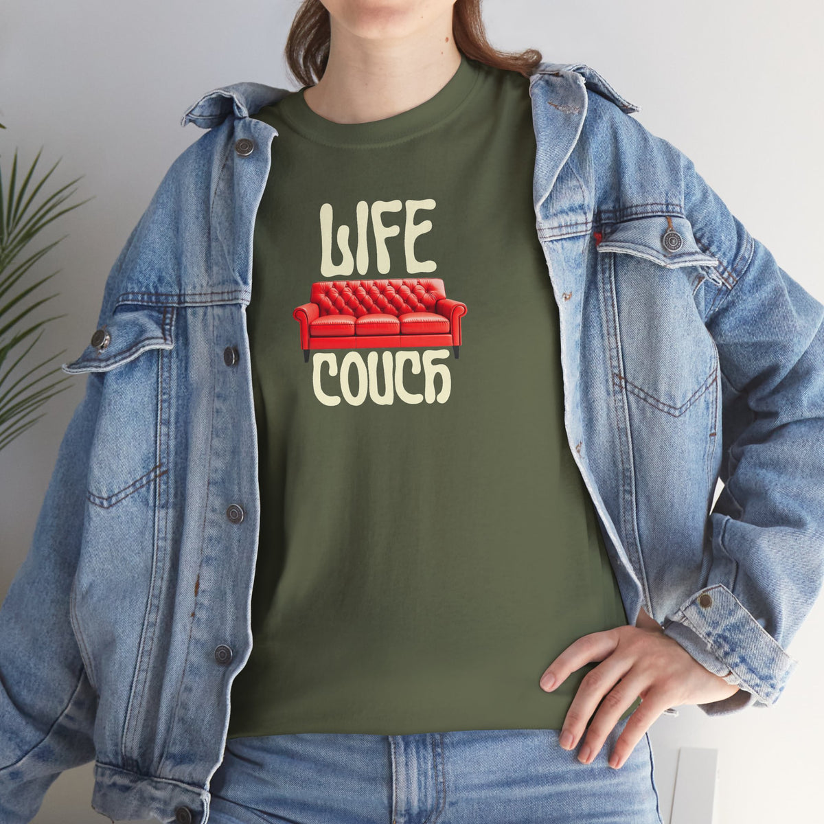 LIFE COUCH Unisex Heavy Cotton Tee